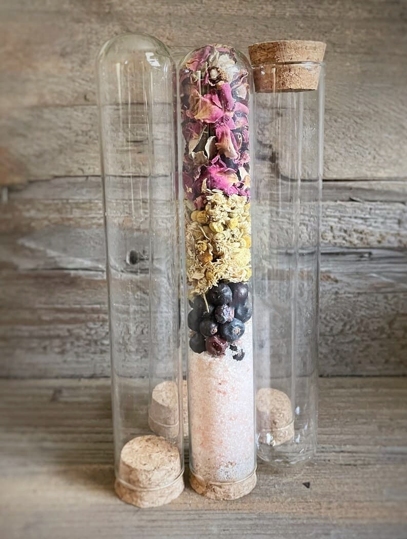 Lab and Medical Flat Bottom or Round Bottom Glass Test Tube With Cork for Packaging