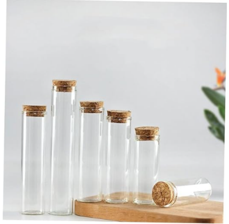 Low Price Wholesale High Quality Borosilicate 20ml 30ml 40ml 50ml 100ml Glass Storage Jar Coffee Been Tea Seasoning Storage Jar