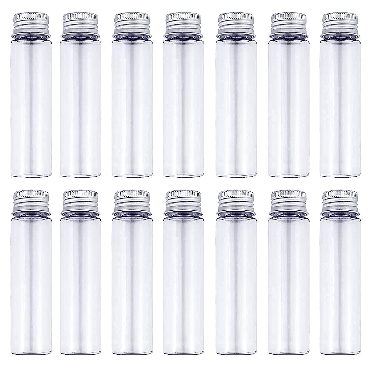 Childproof Glass Tube Round Small Vial With Child Resistant Screw Matte Black Cap Wholesale Glass Jar Glass Bottle