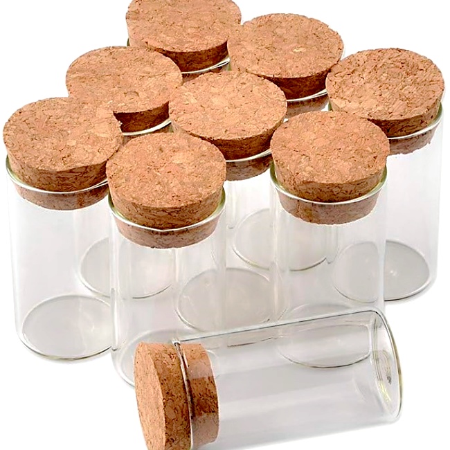 High Quality 70ml 120ml 150ml 200ml Glass Test Tube With Cork Stopper Bottles Jars for Empty Spice Bottles Jars DIY Crafts Vial