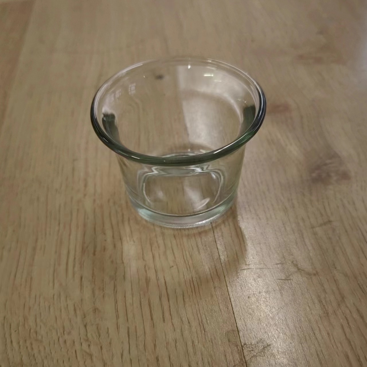 Clear Glass Oyster Tea Light Holders Candle Holders, 2.5 Inches Hanging Votive Tealight Glass for Wedding& Home Decoration