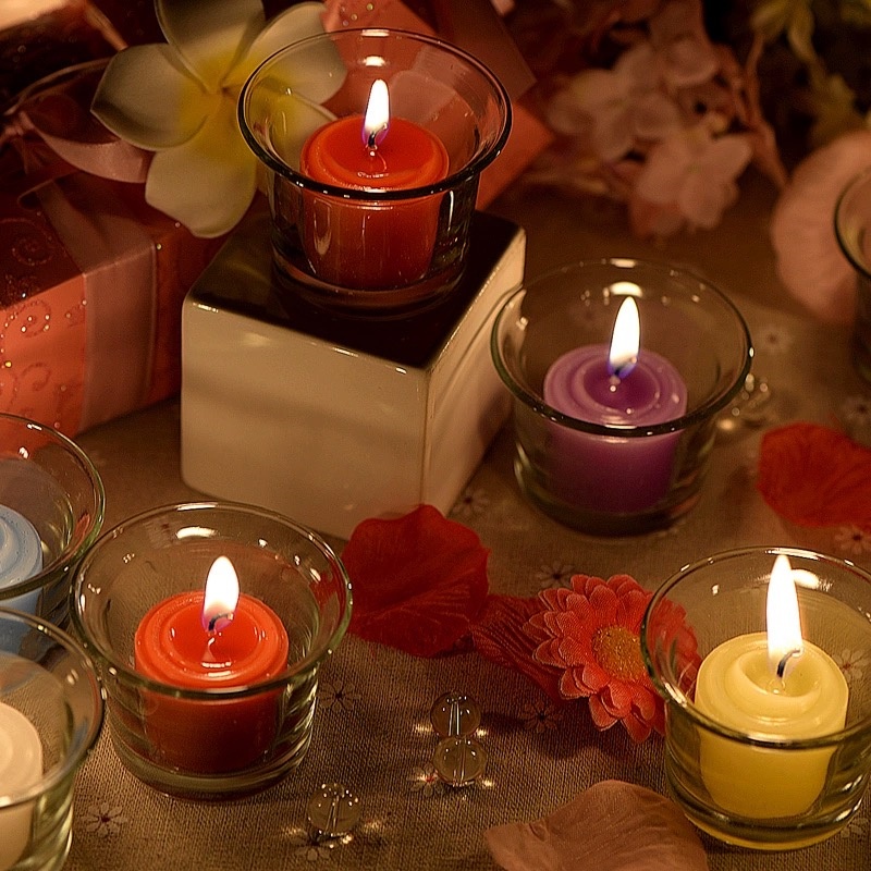 Luxury Mini 60ml Home Decoration Empty Glass Candle Holder Small Glass Candle Jars With Hot Stamping Surface