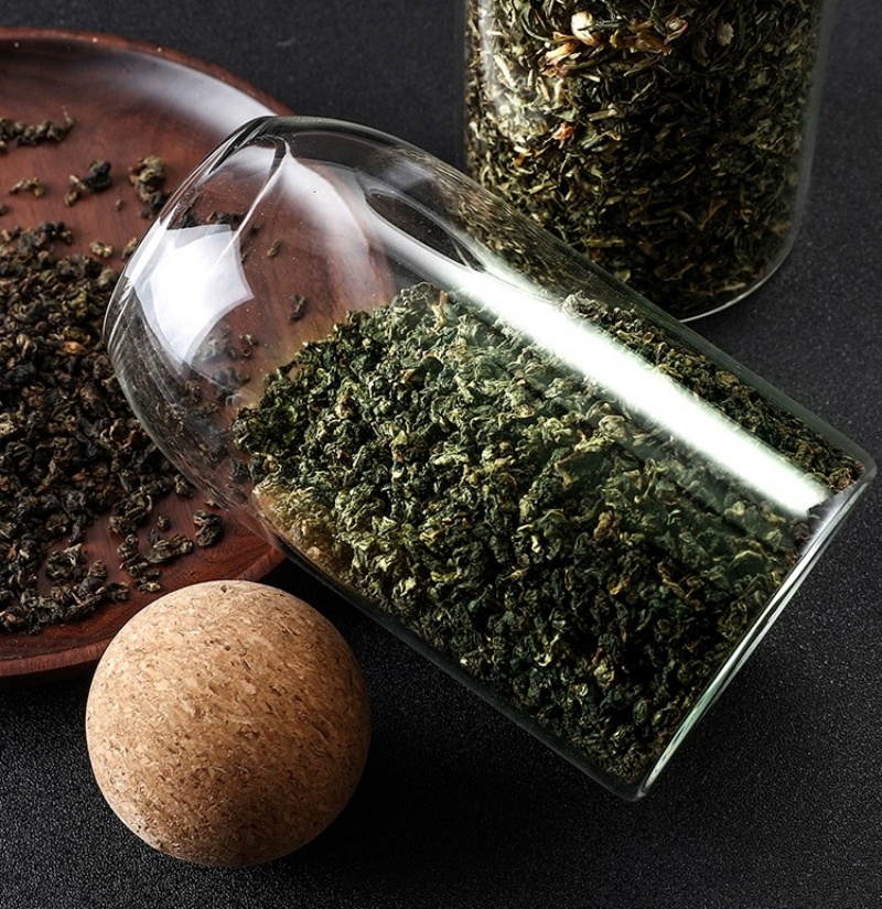 Glass Storage Container With Ball Cork Glass Jar With Cork Lid Coffee Jars Cute Containers for Food Coffee Bean Candy