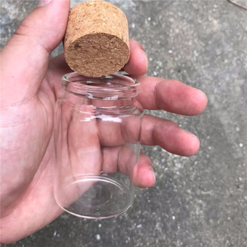 Different Size Glass Plastic Test Tube With Cork Stopper