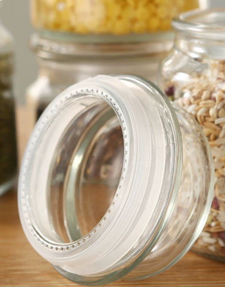 500ml 750ml 1000ml Thickened Glass Food Glass Storage Jar With Airtight Lid Storage Tank for Food Tea Storage