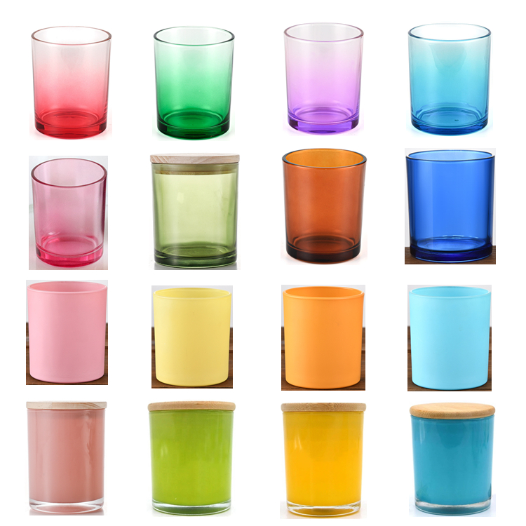Ultra-low Shipping Cost Candle Jars With Lid and Box Packaging Glass Empty Custom Candle Jar Frosted Jars Luxury for Candle Make