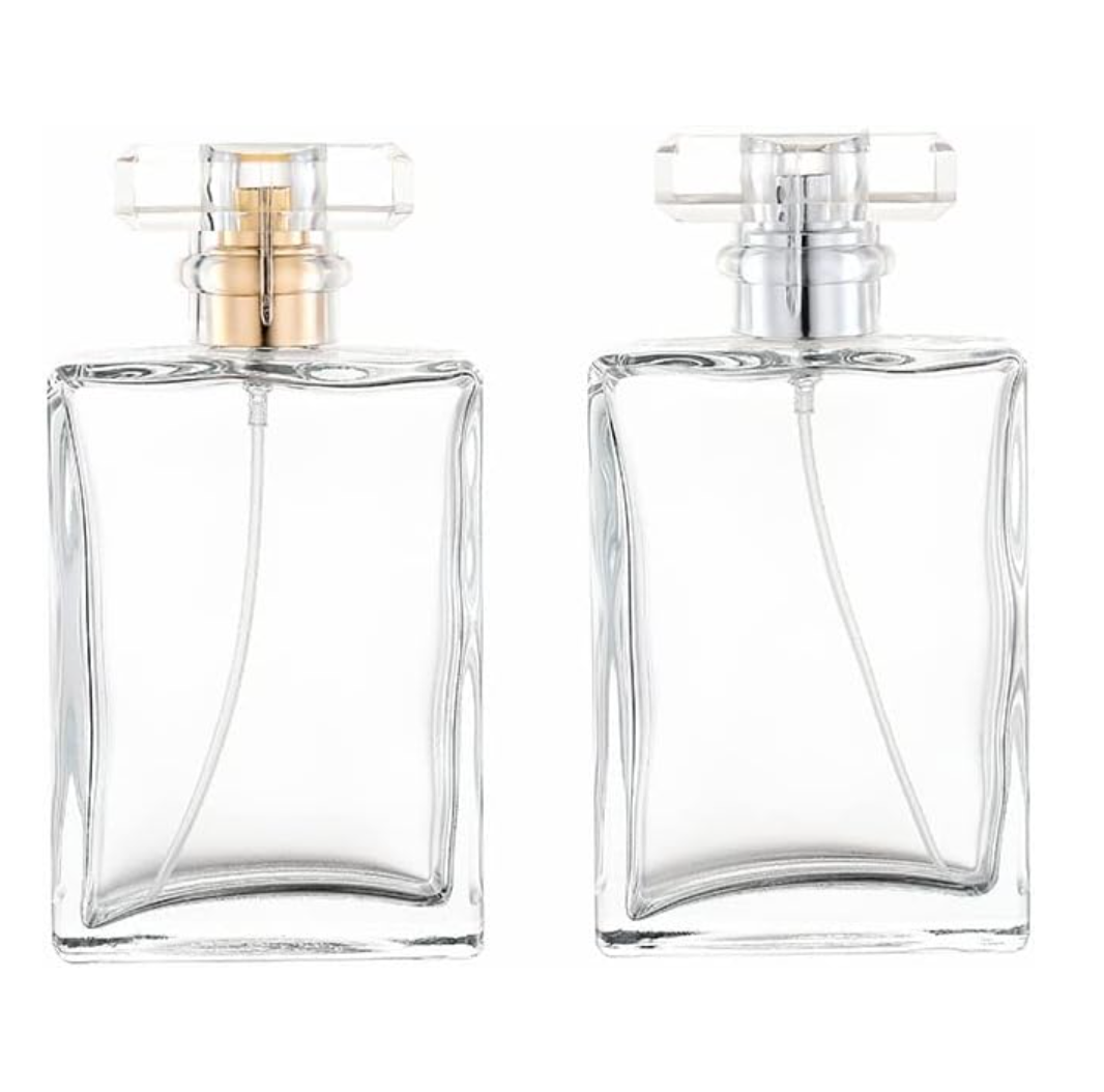 High End Luxury Custom Design 30ml 50ml 100ml Refillable Empty Perfume Glass Bottle With Box