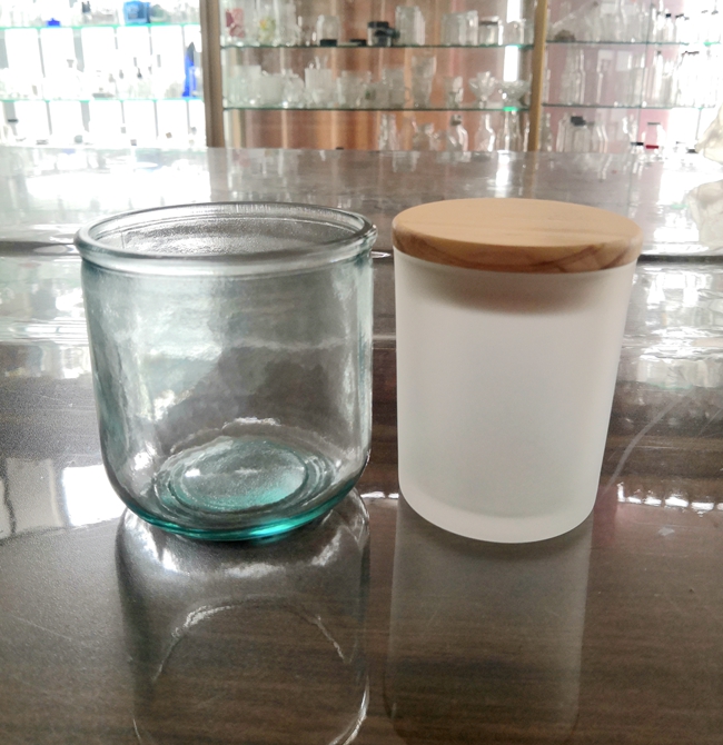 6oz Glass Candle Jars With Airtight Bamboo Lids, Bulk Matte Black Empty Candle Vessels for Making Candles for Wedding