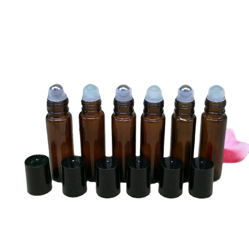 Refillable Containers Roller Bottles 8ml 10ml 12 Roll on Bottles for Essential Oils
