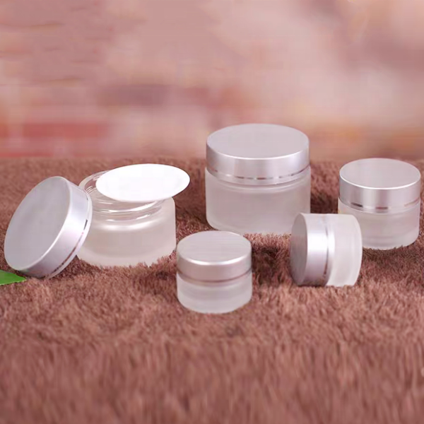 Body Cream Body Butter Skin Care Frosted Clear Glass Jars Containers Packaging 100ml 50ml 20ml Cosmetic Good Quality
