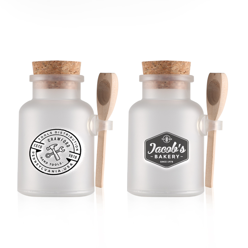 Wholesale 100ml 200ml Biodegradable Cosmetic Powder Liquid Container Packaging Jar Body Scrub Bath Salt Bottle