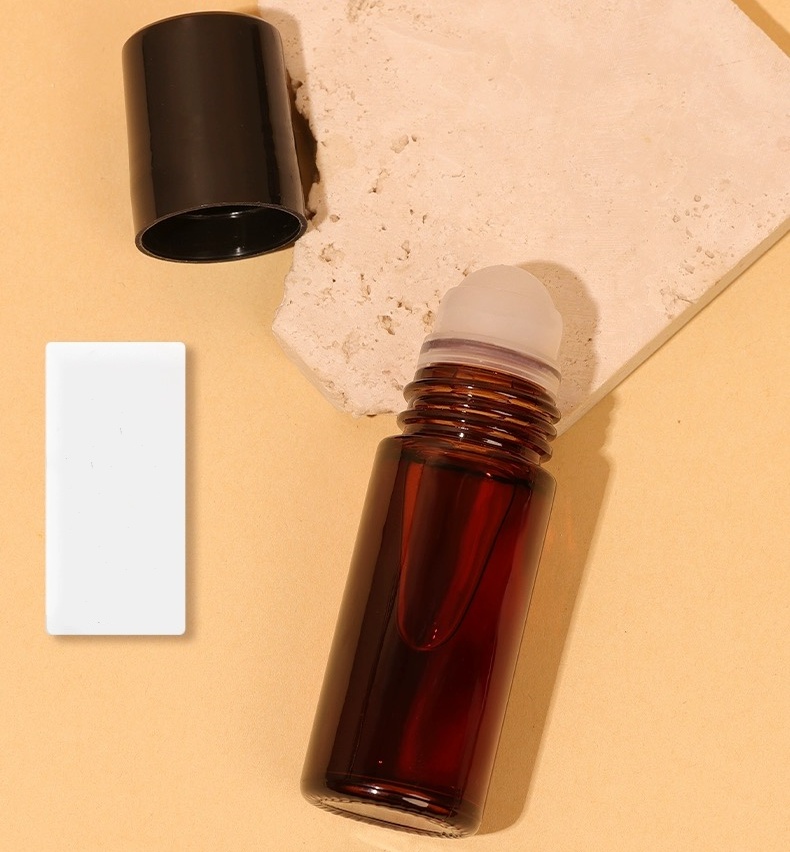 Empty 50ml  Glass Dropper Essential Oil Bottle Roll on Oil Glass Bottle Luxury Perfume Bottles With Cap