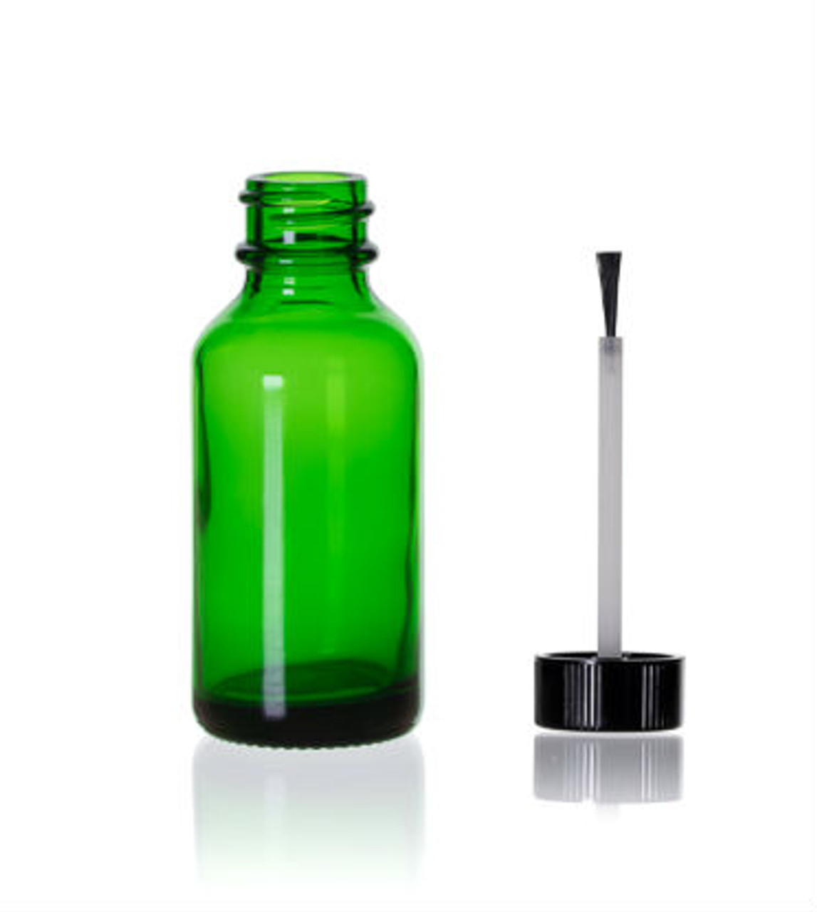Boston Round Bottles With Brush Caps glass bottle
